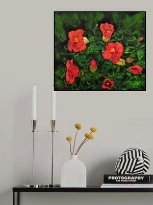 camellia oil on canvas