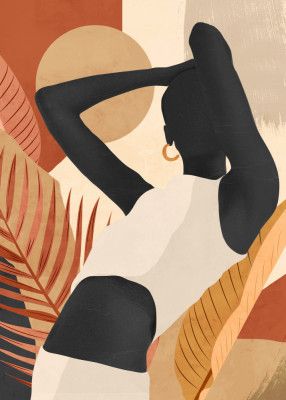 Silhouette of a Person Walking