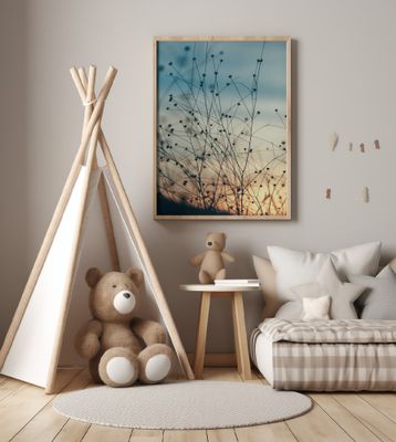 Silhouettes of Wild Grass