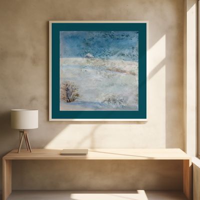 Winter Scene: Christmas Tree Vintage Style 2