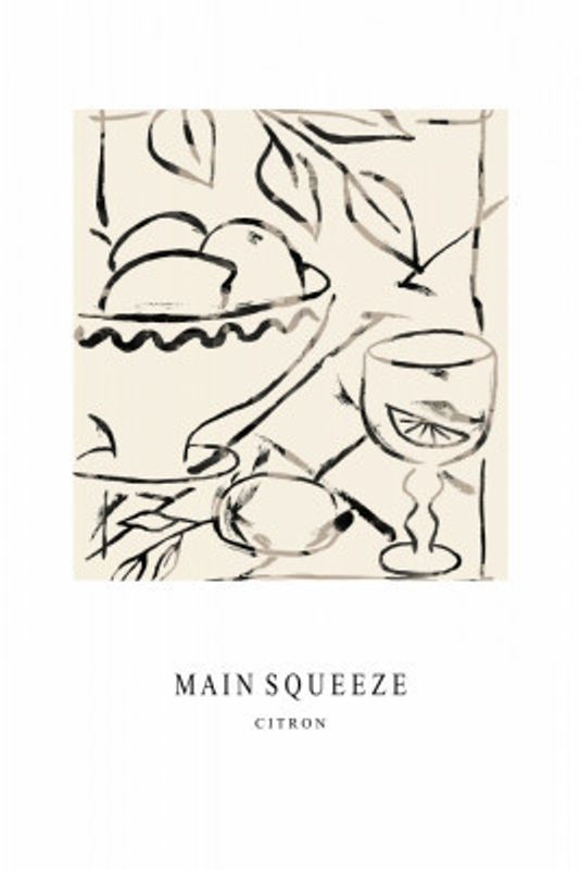 Abstract Fruit Bowl And Glass