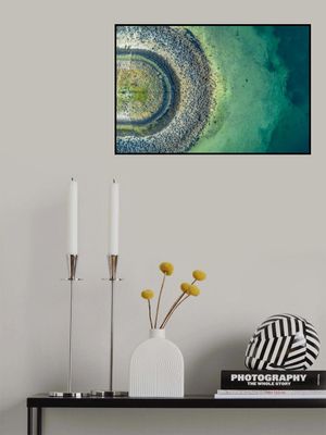 At the end of the pier