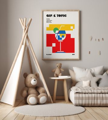 Gin &amp; Tonic Bauhaus Cocktail