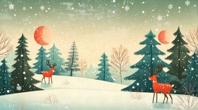 Pictufy Reindeer Illustration