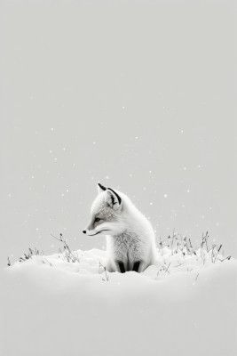 Winter Fox's Gaze