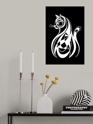 Stylized Geometric Cat