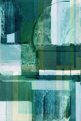 Abstract Shades of Blue and Neutral 2