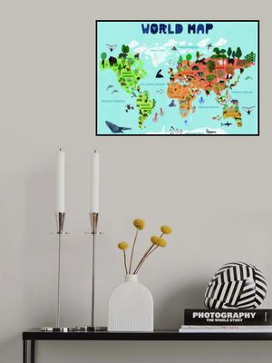 World map for kids