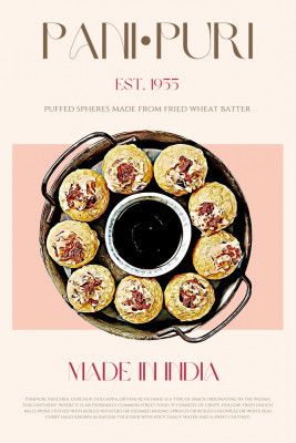 Pani Puri Print