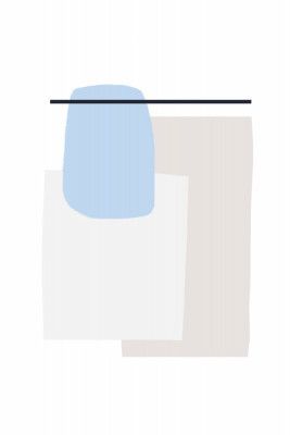 Geometric Shapes With Soft Pastel Colors