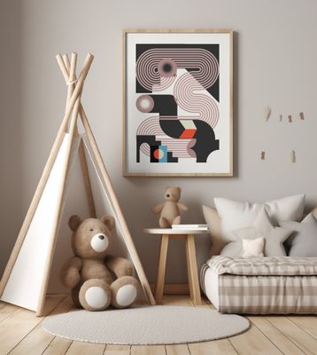 Geometric Shapes with Bold Lines