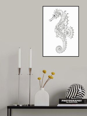 Ornate Seahorse Design