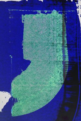 Abstract Artwork Blue Dynamic Shapes