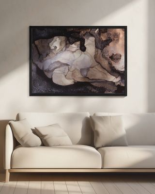 Earthy Tones and Swirling Patterns