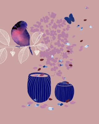 Bird Perched on a Branch