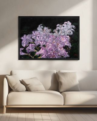 boss flower  oil on canvas