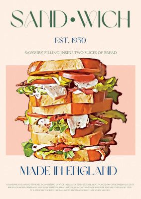 Classic Sandwich Made In England