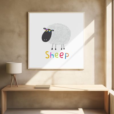Dal 136d Sheep Dots 35x35