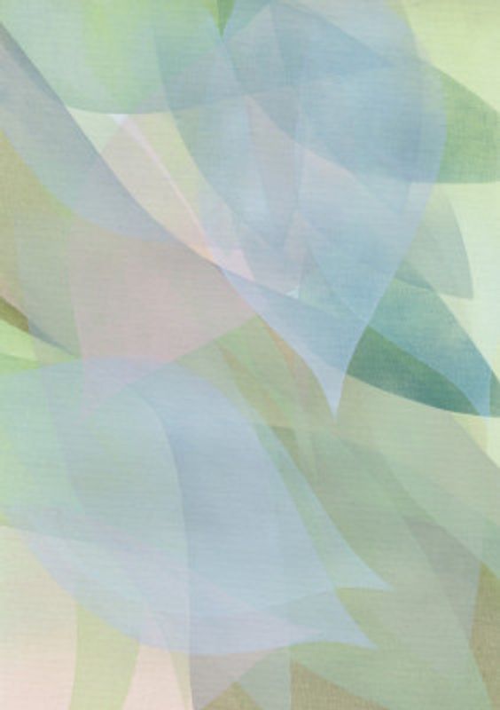 Soft Pastel Leaves 1