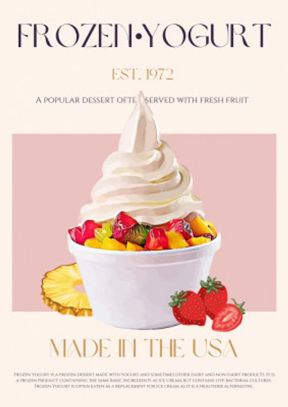 Swirl of Frozen Yogurt