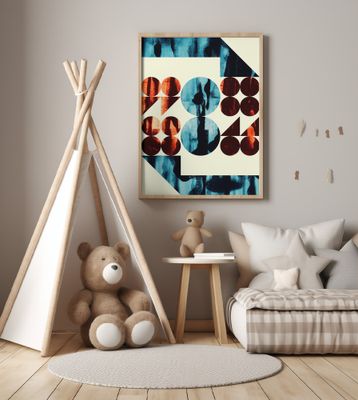 Geometric Shapes And Vibrant Colors