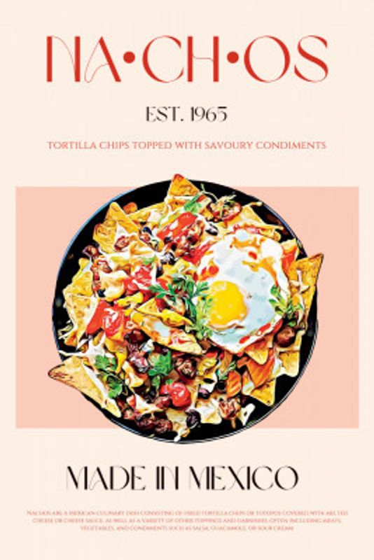 Colorful Mexican Nachos