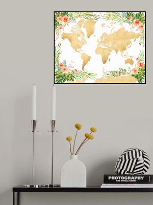 Blythe world map silhouette
