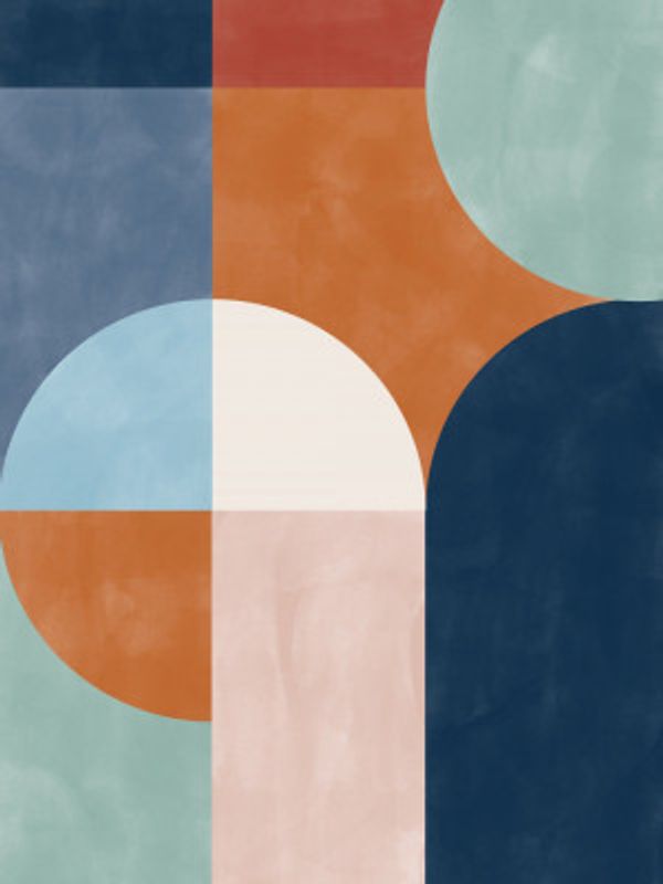 Geometric Shapes And Bold Colors