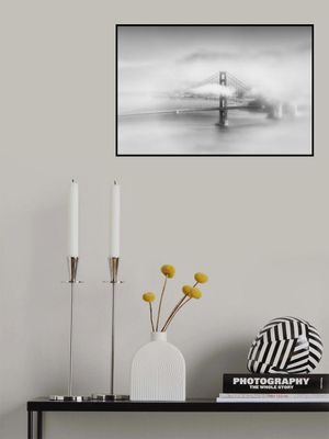 Foggy Golden Gate Bridge | monochrome