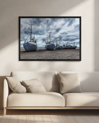 West coast fishing boats.