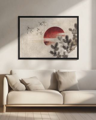 Birds and Sunset, From Album of Sketches (1814) Full