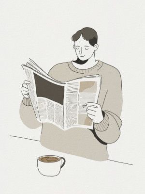 Reading the Newspaper