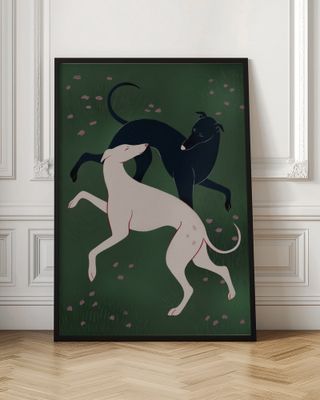 Elegant Greyhound Pair