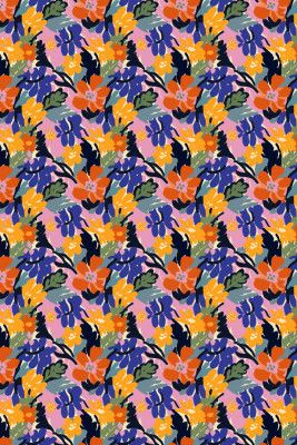 Vibrant Floral Tapestry