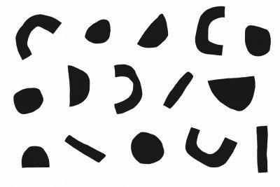 Black Geometric Shapes