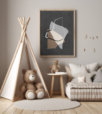 Organic Shapes in Earthy Tones