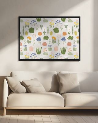 Flower meadow pattern