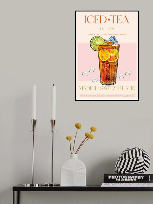 Refreshing Glass of Iced Tea