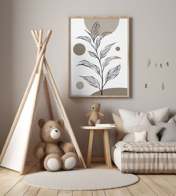 Monochrome Plant Sketch