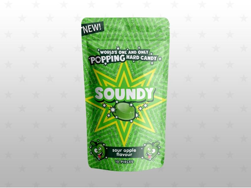 Soundy Sour Green Apple 16st/låda