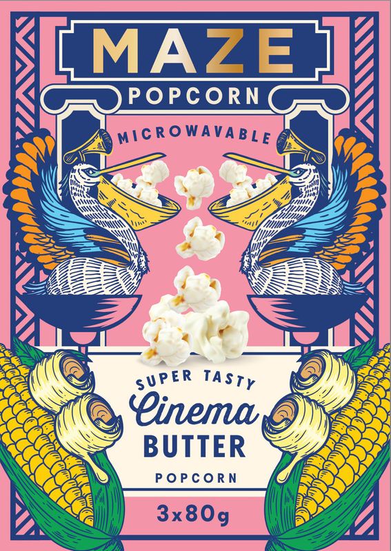 MAZE Popcorn Cinema Butter 16 units/case