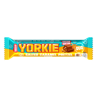 Yorkie Duo Salted Caramell Pretzel 24 units/case