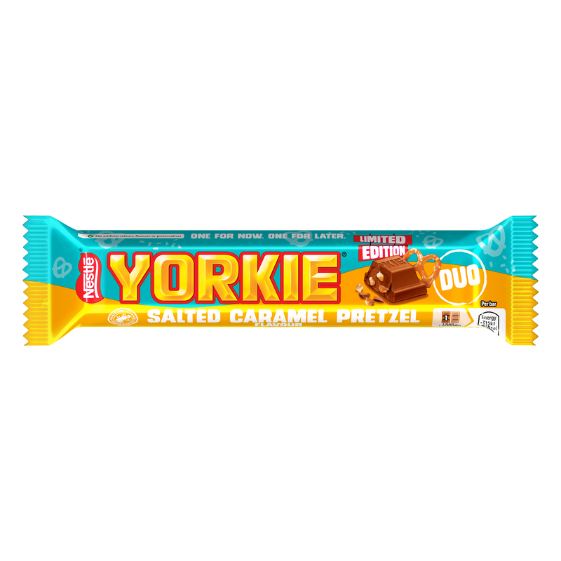 Yorkie Duo Salted Caramell Pretzel 24 units/case