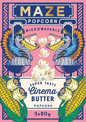MAZE Popcorn Cinema Butter 16 units/case