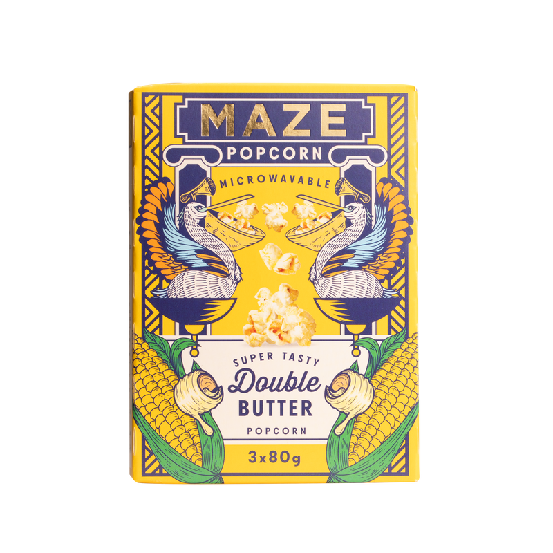 MAZE Popcorn Double Butter 16 units/case