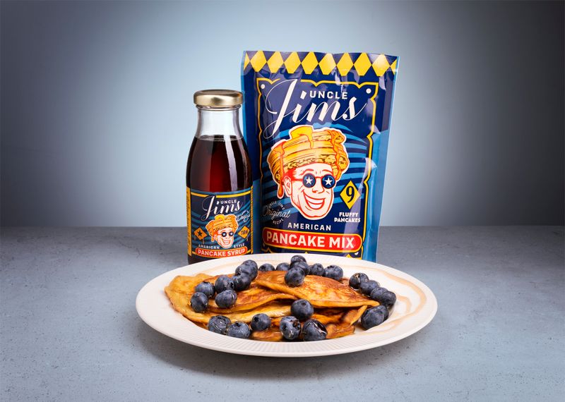 Uncle Jim Pancake syrup 12st/förp 