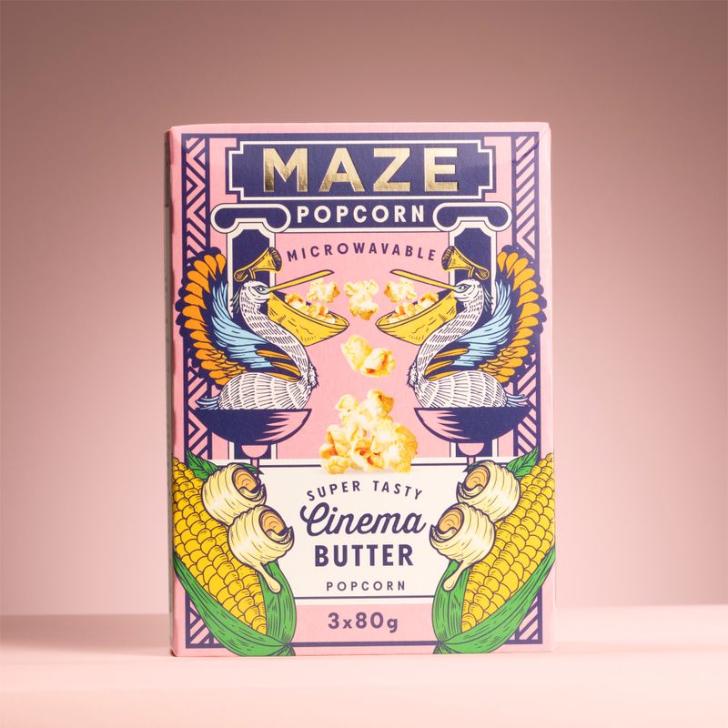 MAZE Popcorn Cinema Butter 16 units/case