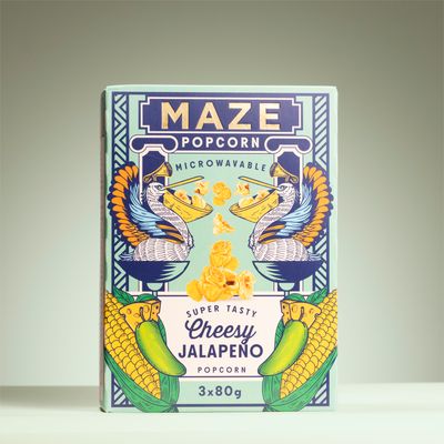 MAZE Popcorn Cheesy Jalapeno 16 units/case
