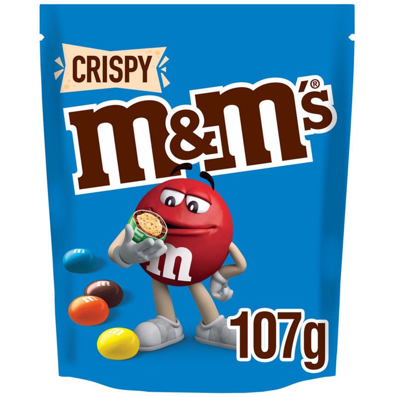 M&M's Crispy Pouch 12units/case