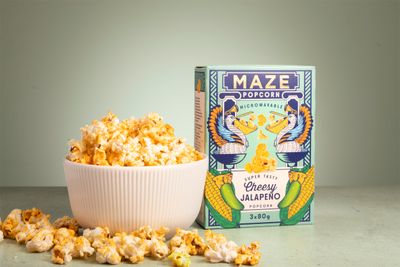 MAZE Popcorn Cheesy Jalapeno 16 units/case